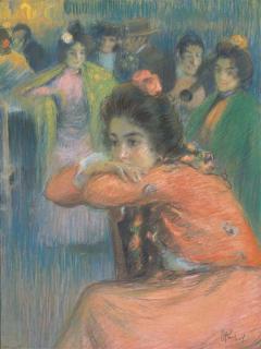 Ramon Pichot - Scène de cabaret