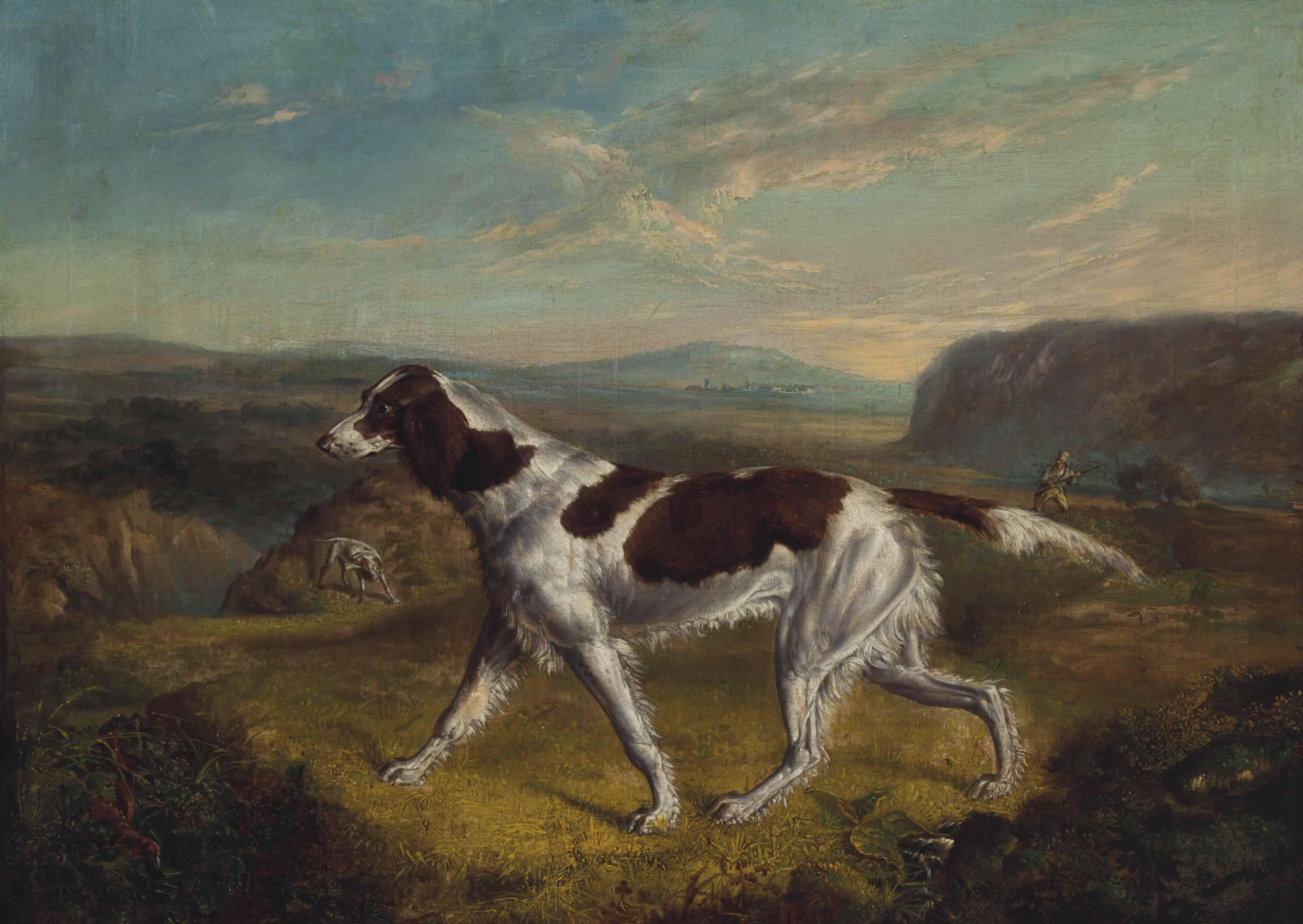 Ramsay Richard Reinagle, R.A. - Pointer On A Grouse Moor