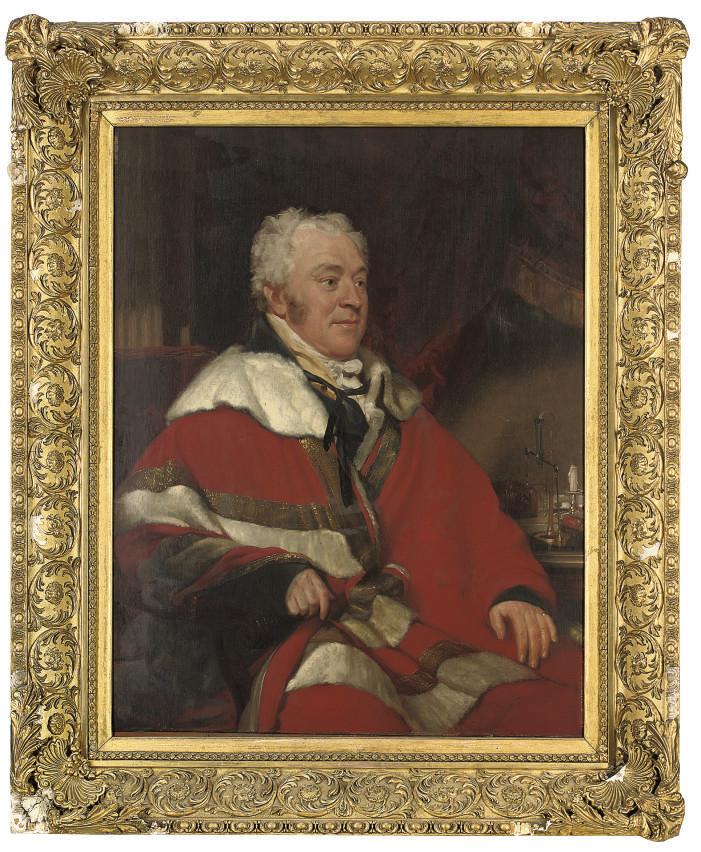 Ramsay Richard Reinagle, R.A. - Portrait of Francis North, 4th Earl of Guilford (1761-1817), three-quarter-length, in academic robes