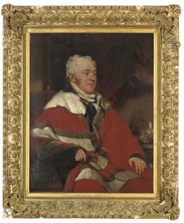Ramsay Richard Reinagle, R.A. - Portrait of Francis North, 4th Earl of Guilford (1761-1817), three-quarter-length, in academic robes
