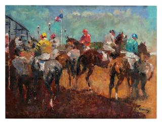 Randall Davey - At The Races