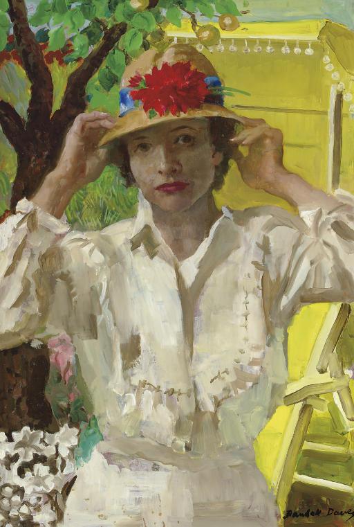 Randall Davey - Isabel in the Garden