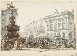 Randolph Schwabe - Piccadilly Circus, London