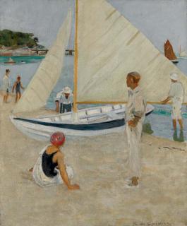 Raoul du Gardier - A la plage, Noirmoutiers