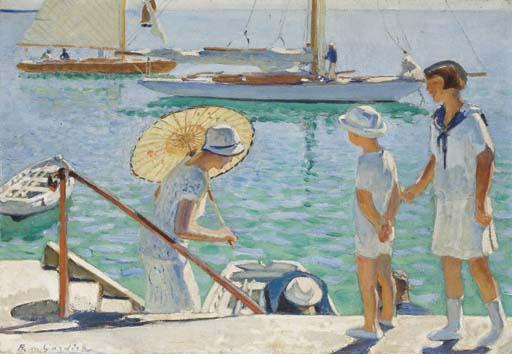 Raoul du Gardier - Départ Pour Une Croisière Sur La Mer