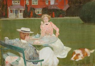 Raoul Du Gardier - Tea Time In The Garden 