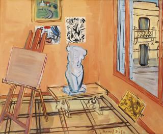 Raoul Dufy - Atelier Au Torse Et Au Carton Jaune