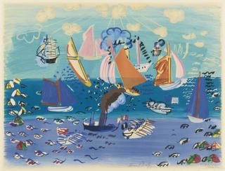 Raoul Dufy - [Au Port]