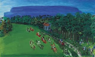 Raoul Dufy - Aux courses