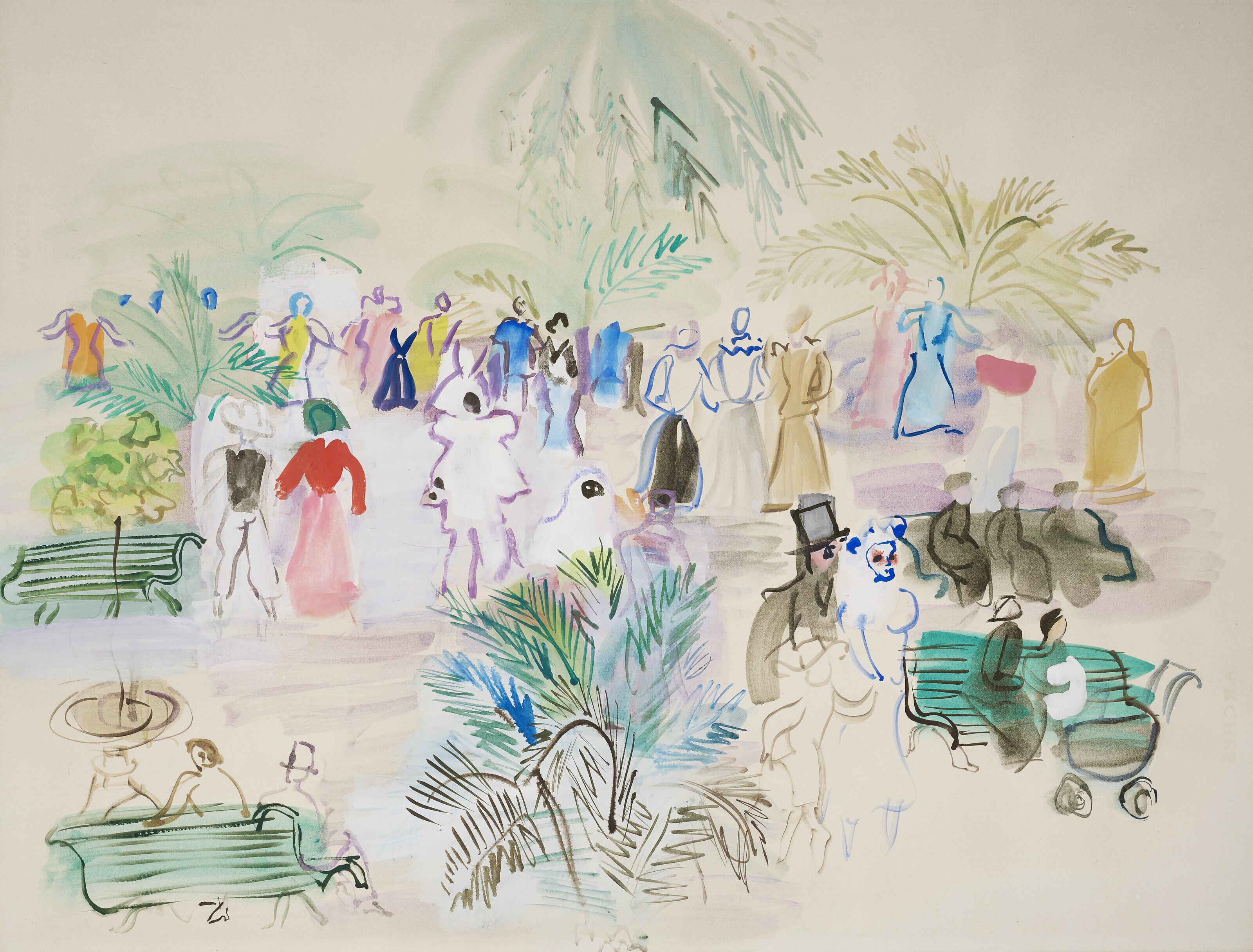 Raoul Dufy - Bal masqué à Perpignan