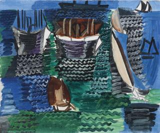 Raoul Dufy - Bateaux au Havre