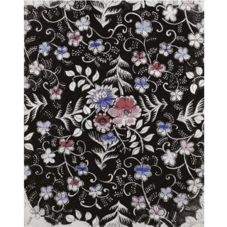 Raoul Dufy - Composition Florale Sur Fond Noir