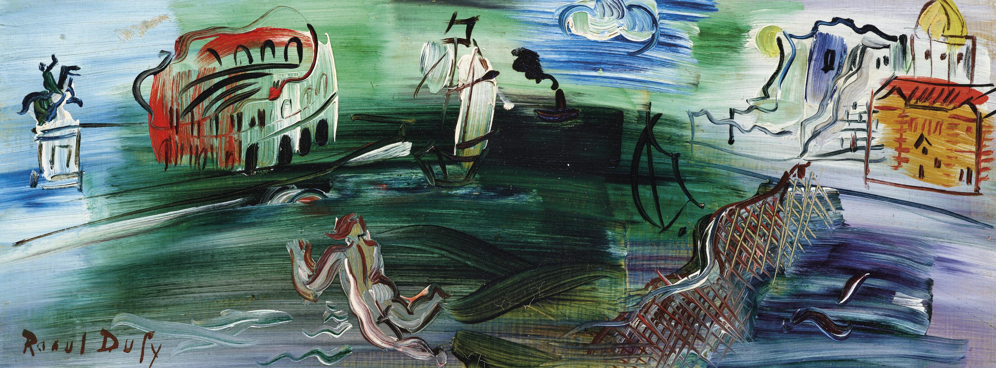 Raoul Dufy - Composition imaginaire