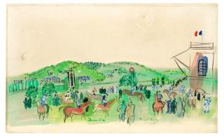 Raoul Dufy - Courses à Deauville