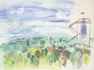 Raoul Dufy - Courses à  Deauville