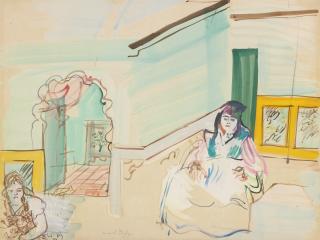 Raoul Dufy - Dans Un Intérieur Morocain
