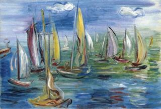 Raoul Dufy - Départ de Régates À Deauville