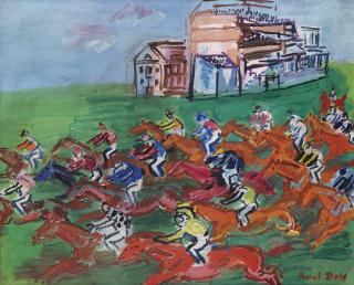 Raoul Dufy - Epsom, La Course