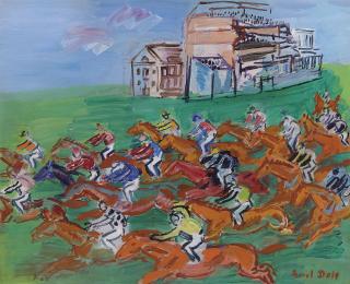 Raoul Dufy - Epsom, la course