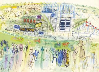 Raoul Dufy - Epsom, le champ de courses vu des tribunes