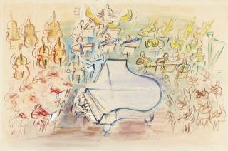 Raoul Dufy - Etude Pour La Pianiste