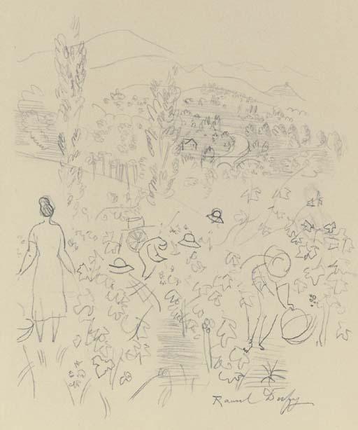 Raoul Dufy - Figures In A Garden