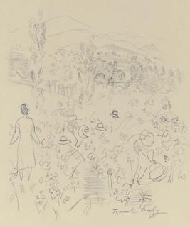 Raoul Dufy - Figures In A Garden