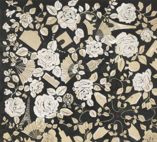 Raoul Dufy - Fleurs, monuments de Paris et éventails