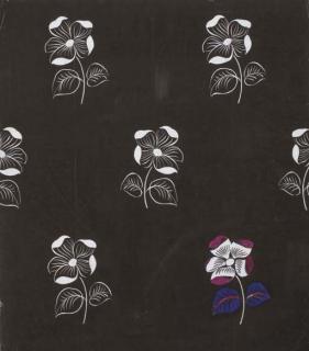 Raoul Dufy - Fleurs sur fond noir