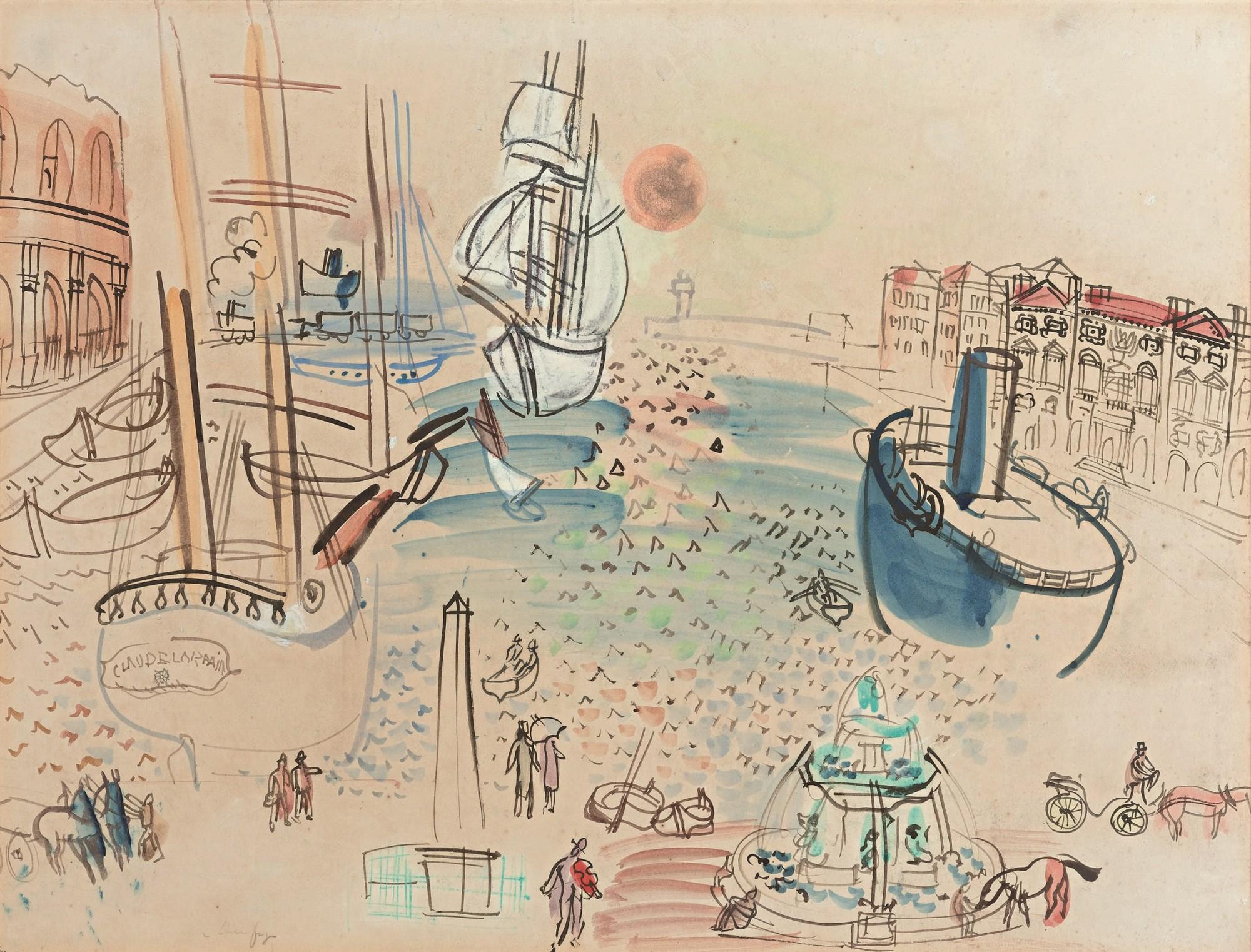 Raoul Dufy - Hommage à Claude Lorrain