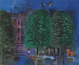 Raoul Dufy - L\' avenue du bois, le Palais Rose
