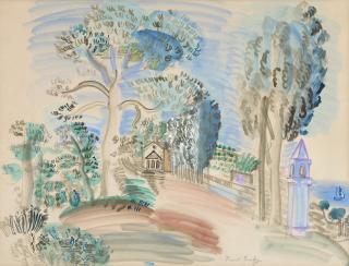 Raoul Dufy - La Chapelle à Golfe Juan