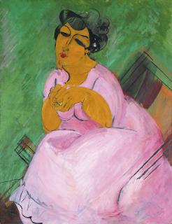 Raoul Dufy - La dame en rose
