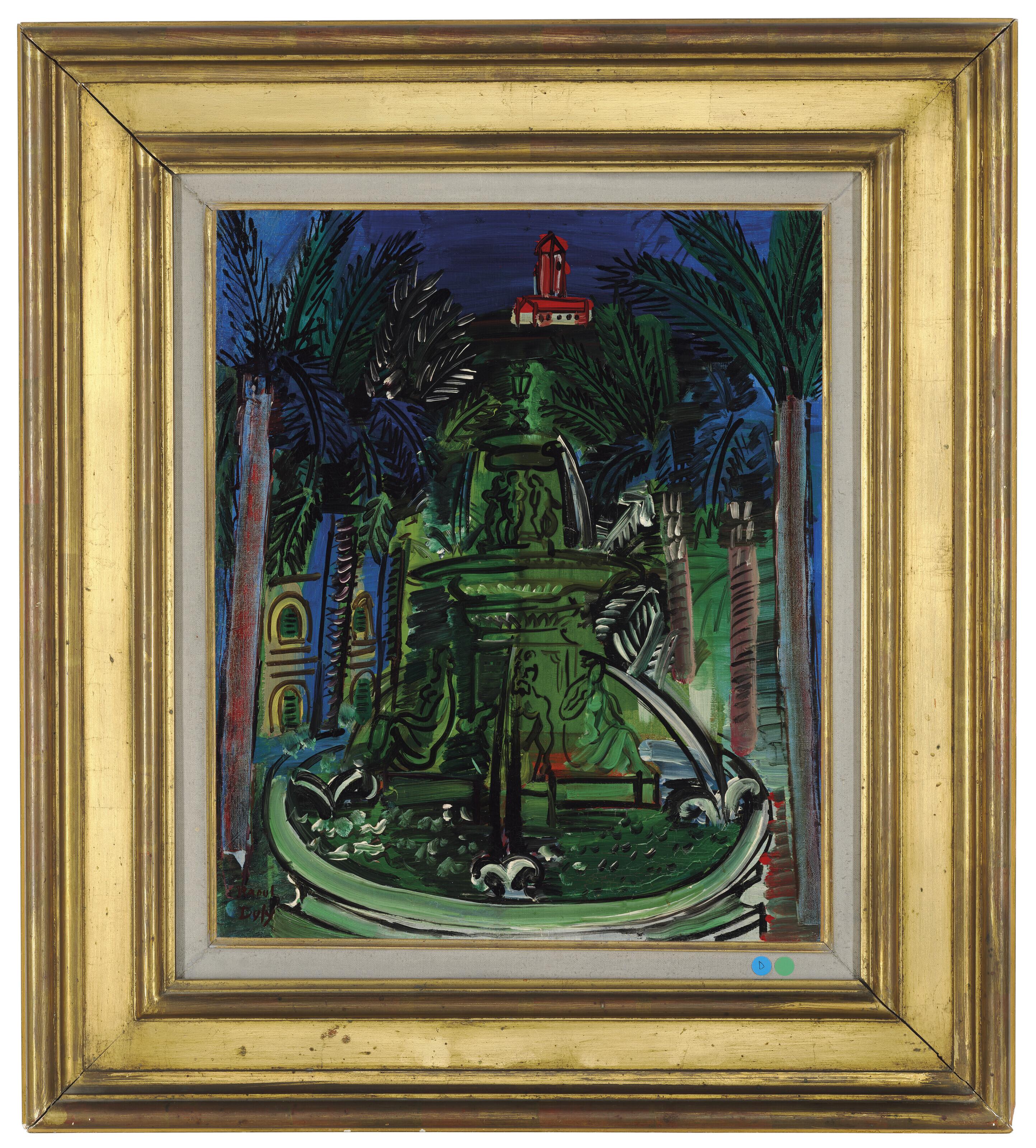 Raoul Dufy - La fontaine à Hyères
