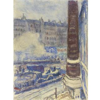Raoul Dufy - La Gare Saint-Lazare