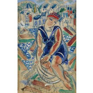 Raoul Dufy - La Grande Baigneuese À Sainte-Adresse