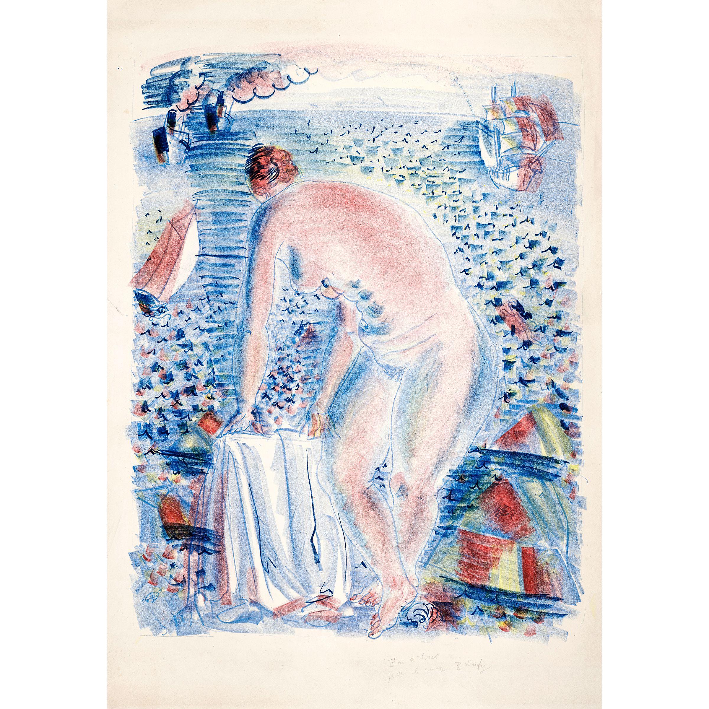 Raoul Dufy - La grande Baigneuse