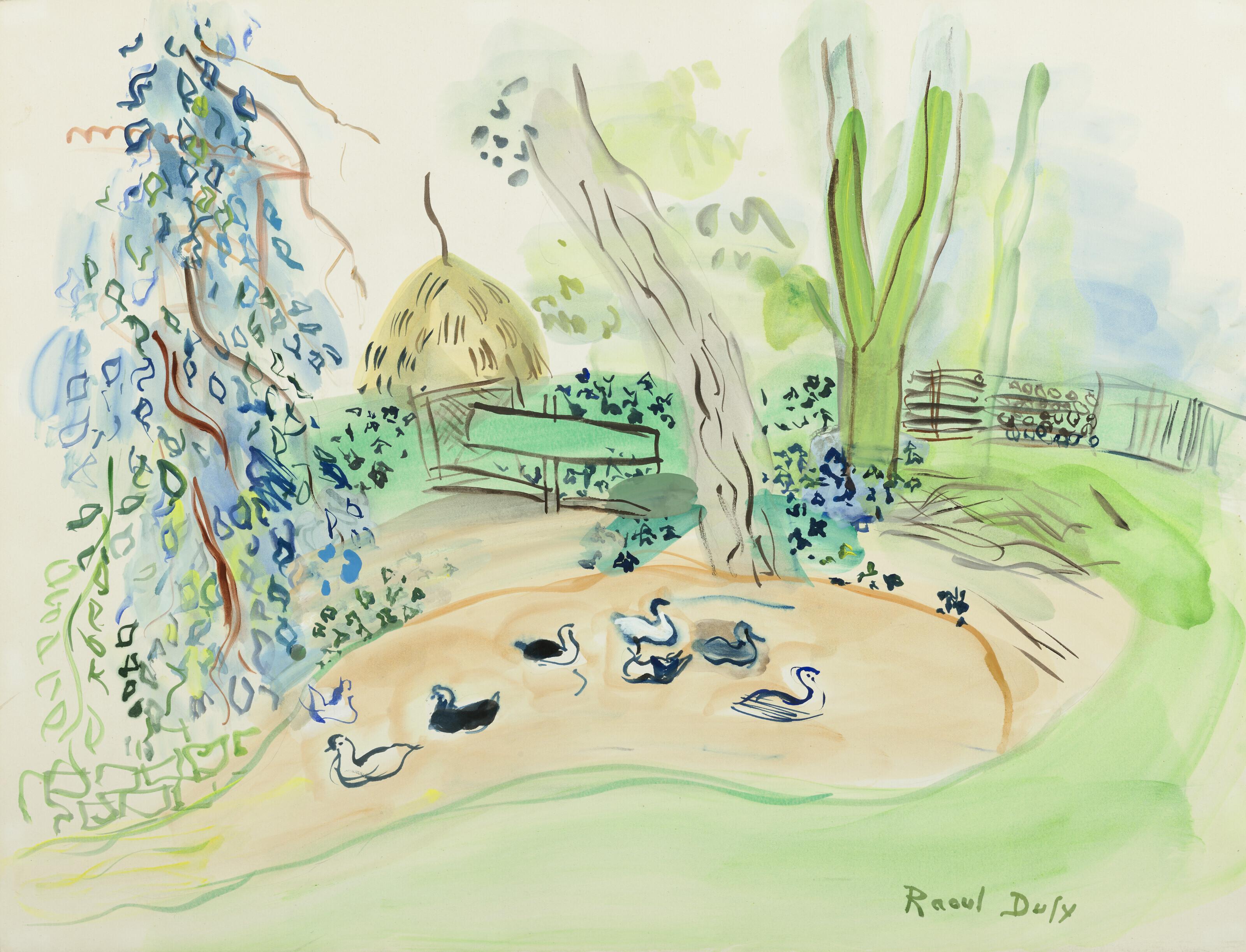 Raoul Dufy - La mare aux canards à la meule