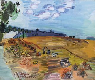 Raoul Dufy - La moisson aux environs de Langres
