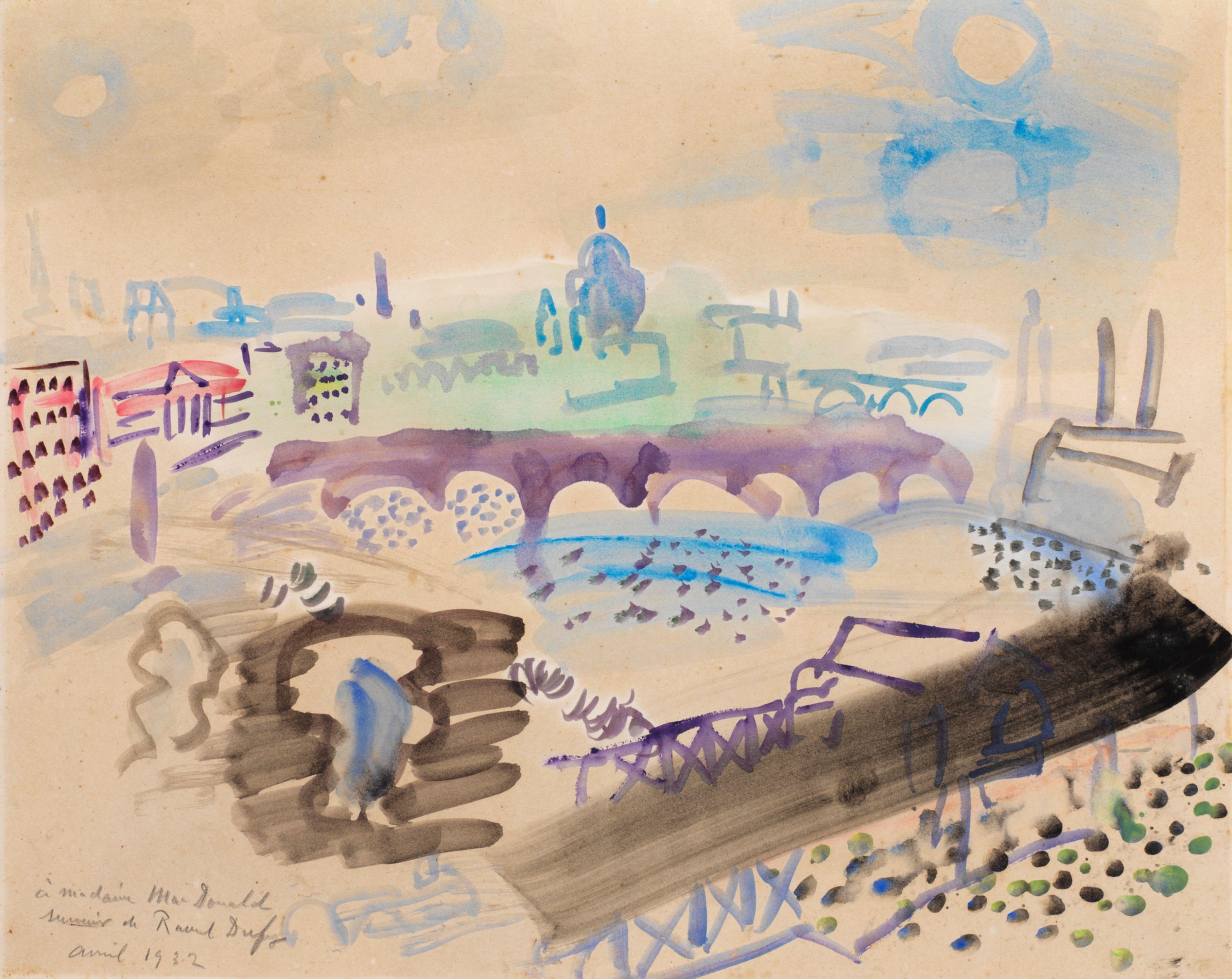 Raoul Dufy - La Tamise