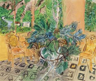 Raoul Dufy - La terrasse à Vernet-Les-Bains