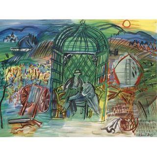 Raoul Dufy - La Tonelle Et La Meule