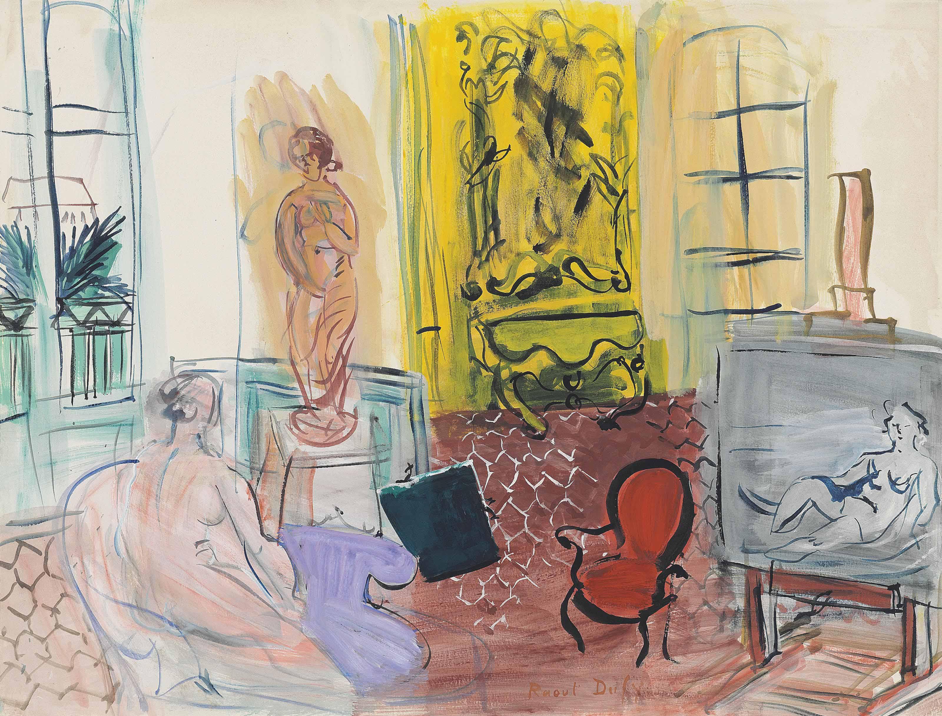 Raoul Dufy - L\'atelier de Perpignan, Place Arago