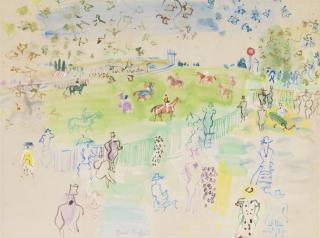 Raoul Dufy - Le Champ De Courses À Ascot