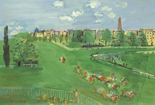 Raoul Dufy - Le champ de courses à Auteuil