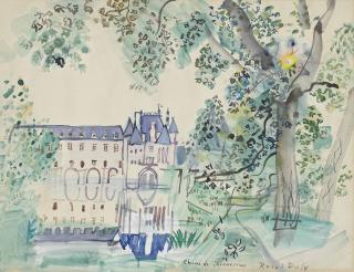 Raoul Dufy - Le château de Chenonceaux