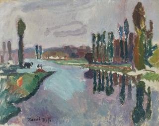 Raoul Dufy - Le Loir à Durtal