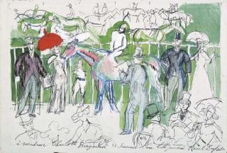 Raoul Dufy - Le paddock