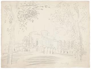 Raoul Dufy - Le pesage à Deauville