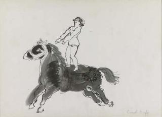 Raoul Dufy - L\'écuyère de cirque